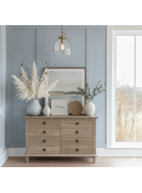 KOMODA DĘBOWA POLINA 8SZ.