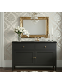 CZARNA KOMODA DARMA 2SZ.2D