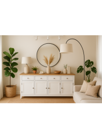 BIAŁA KOMODA SKANDILINE 4SZ.4D