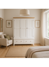 BIAŁA SZAFA SKANDILINE 3D