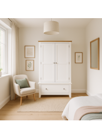 BIAŁA SZAFA SKANDILINE 2D