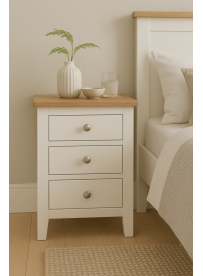 BIAŁA SZAFKA NOCNA SKANDILINE