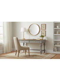 SZARE BIURKO Z SZUFLADAMI BETI