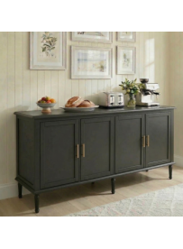 CZARNA KOMODA BELLA 4D.